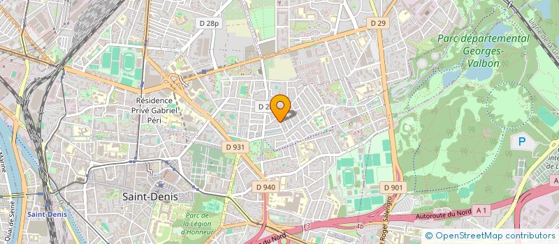 localisation de l'entreprise MONSIEUR HAFID LAAREJ à SAINT DENIS