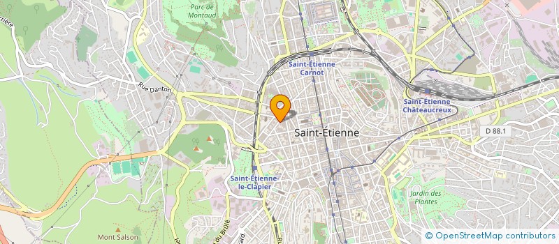 localisation de l'entreprise MONSIEUR HAFID LARABI à SAINT-ETIENNE