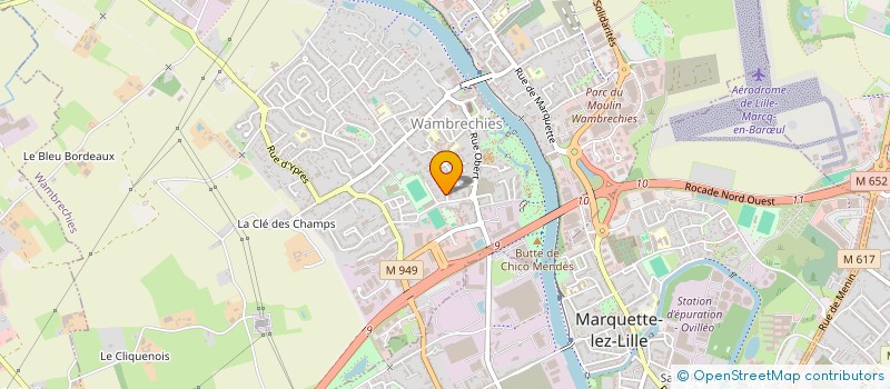 localisation de l'entreprise MONSIEUR HAFID MOULAI  WAMBRECHIES