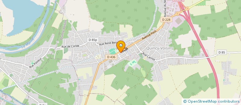 localisation de l'entreprise MONSIEUR HAFID MOUSSI  QUINCY-VOISINS