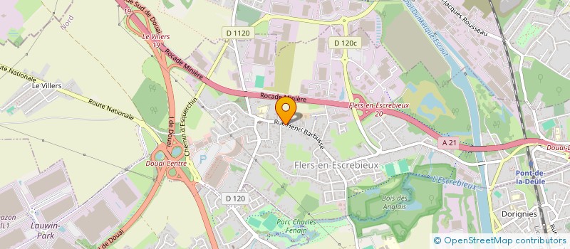 localisation de l'entreprise MONSIEUR HAFID ZEROUALI  DOUAI