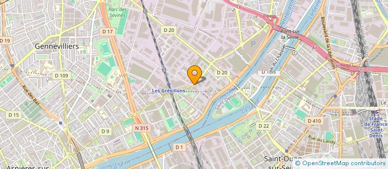 localisation de l'entreprise MONSIEUR HAFIZ MOHAMED ABDALLAH  GENNEVILLIERS