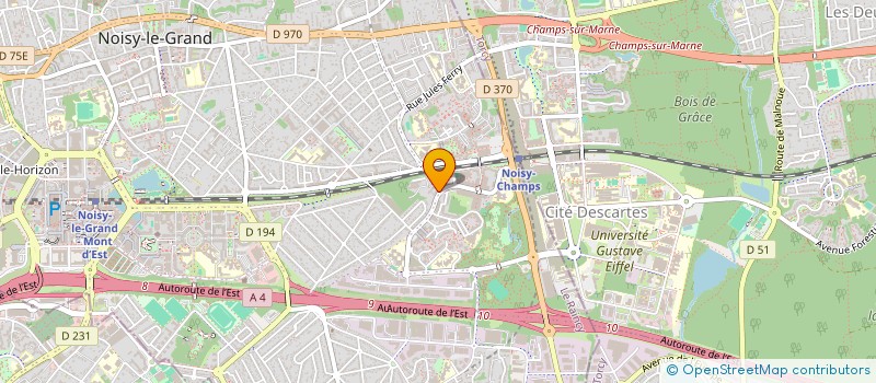 localisation de l'entreprise MONSIEUR HAFIZULLAH ALIMI  NOISY-LE-GRAND