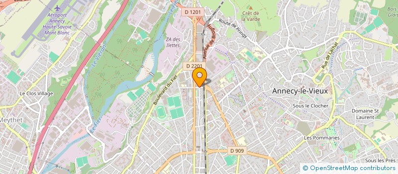 localisation de l'entreprise MONSIEUR HAFIZULLAH KHAN  ANNECY