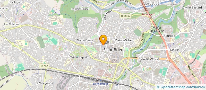 localisation de l'entreprise MONSIEUR HAFIZULLAH YUSUFI ESMAELI à SAINT-BRIEUC