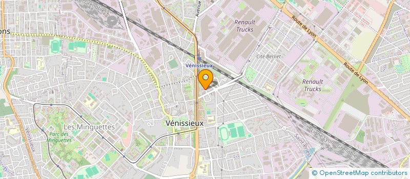 localisation de l'entreprise MONSIEUR HAFNAOUI BERRICHE  VENISSIEUX