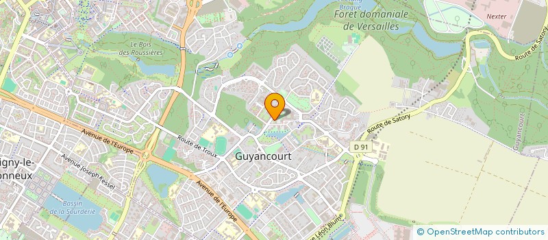 localisation de l'entreprise MONSIEUR HAFNAOUI HADDAD  GUYANCOURT