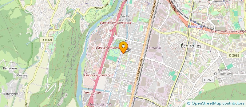 localisation de l'entreprise MONSIEUR HAFSI HAFID  ECHIROLLES