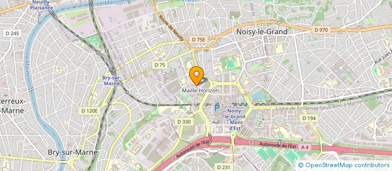 localisation de l'entreprise MONSIEUR HAGIE KUJAGI FOFANA  NOISY-LE-GRAND