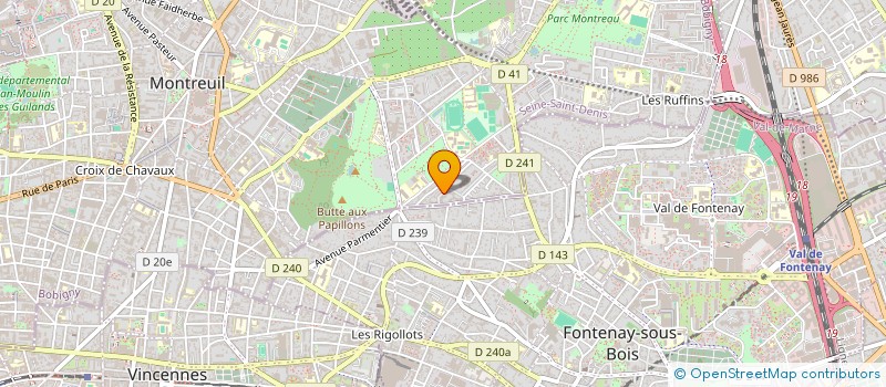 localisation de l'entreprise MONSIEUR HAGRIS HALAB  MONTREUIL