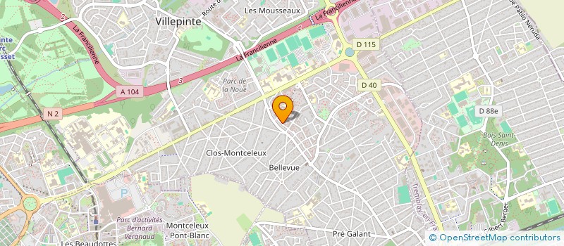 localisation de l'entreprise MONSIEUR HAHBIB BENALI à VILLEPINTE
