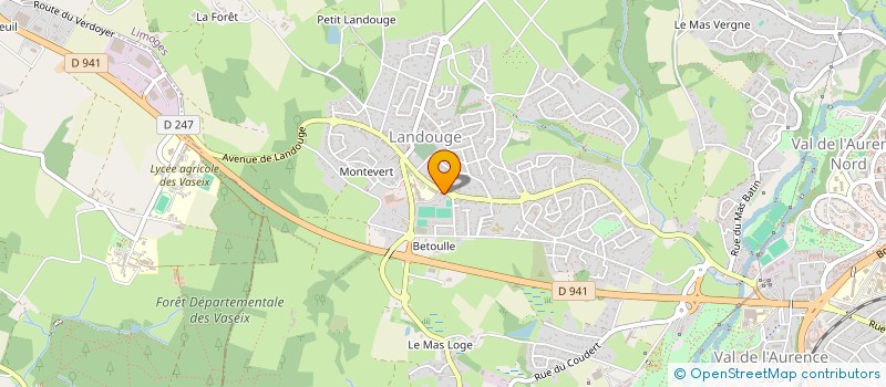 localisation de l'entreprise MONSIEUR HAHOVI DUGENY à LIMOGES