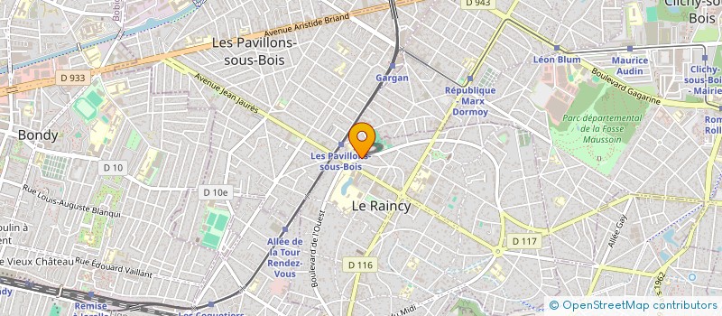 localisation de l'entreprise MONSIEUR HAI DANG à LE RAINCY