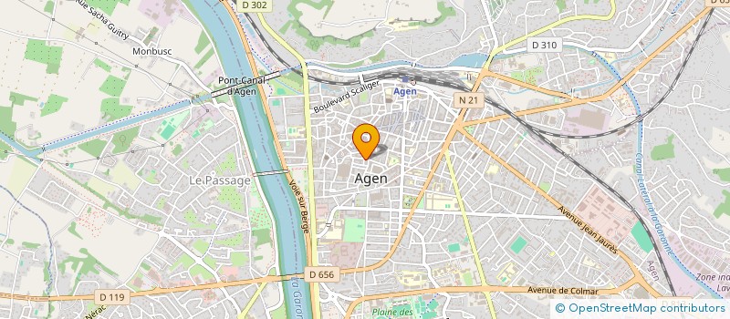 localisation de l'entreprise MONSIEUR HAI HACMOUN  PONT-DU-CASSE