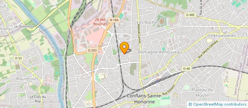 localisation de l'entreprise MONSIEUR HAI YU  CONFLANS-SAINTE-HONORINE