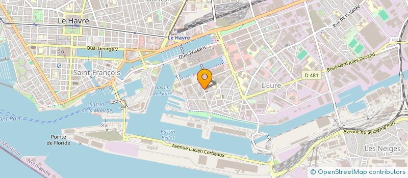 localisation de l'entreprise MONSIEUR HAIBIN HUANG  LE HAVRE