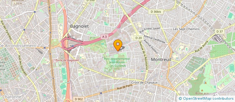 localisation de l'entreprise MONSIEUR HAIBO DAI à BAGNOLET