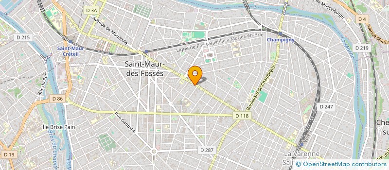 localisation de l'entreprise MONSIEUR HAIBO DOU à SAINT-MAUR-DES-FOSSES