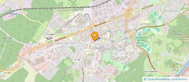localisation de l'entreprise MONSIEUR HAIDAR ADAM BASHIR  BESANCON