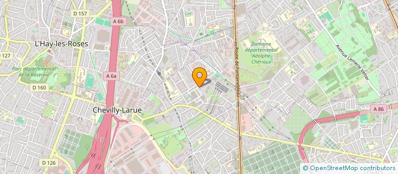 localisation de l'entreprise MONSIEUR HAIDER CHEBAB  CHEVILLY-LARUE