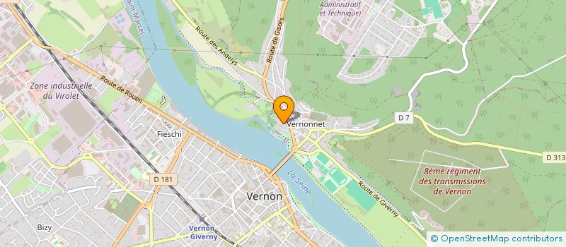 localisation de l'entreprise MONSIEUR HAIDER EL MOUSSAOUI  VERNON