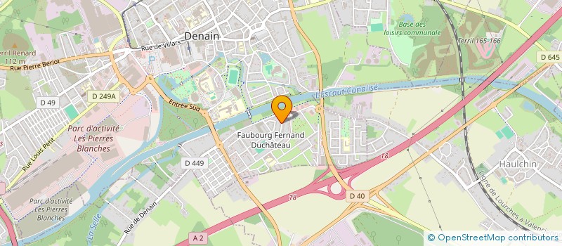 localisation de l'entreprise MONSIEUR HAIDFI ALLOUI  DENAIN