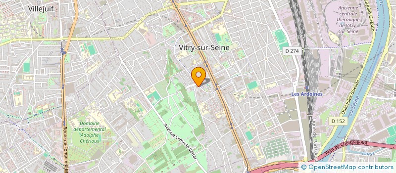 localisation de l'entreprise MONSIEUR HAIDI WANG à VITRY-SUR-SEINE