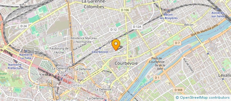 localisation de l'entreprise MONSIEUR HAIK ELBAKYAN à COURBEVOIE