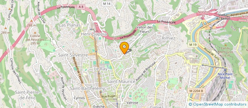 localisation de l'entreprise MONSIEUR HAIKEL CHATTI  NICE