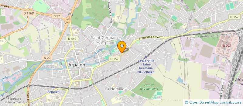 localisation de l'entreprise MONSIEUR HAIKEL JEDIR à SAINT-GERMAIN-LES-ARPAJON