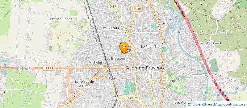 localisation de l'entreprise MONSIEUR HAIKEL SLITI  SALON-DE-PROVENCE