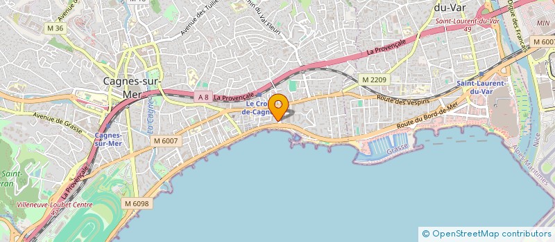 localisation de l'entreprise MONSIEUR HAIKELL TEJ à CAGNES-SUR-MER