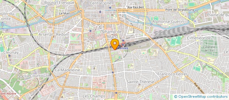 localisation de l'entreprise MONSIEUR HAILEMARIAM WORKU  RENNES