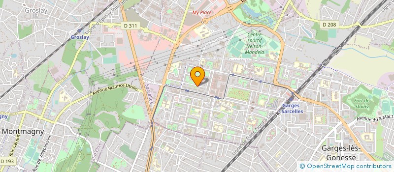 localisation de l'entreprise MONSIEUR HAIM AZANCOT à SARCELLES