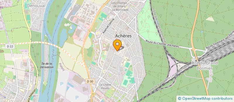 localisation de l'entreprise MONSIEUR HAIM BERDUGO  ACHERES