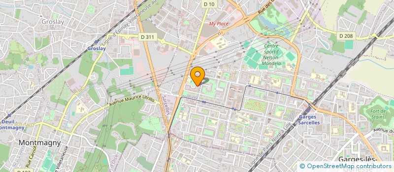localisation de l'entreprise MONSIEUR HAIM YEHOUDA ALBOU à SARCELLES