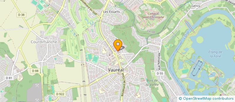 localisation de l'entreprise MONSIEUR HAIMOUTE BASSOUM  VAUREAL