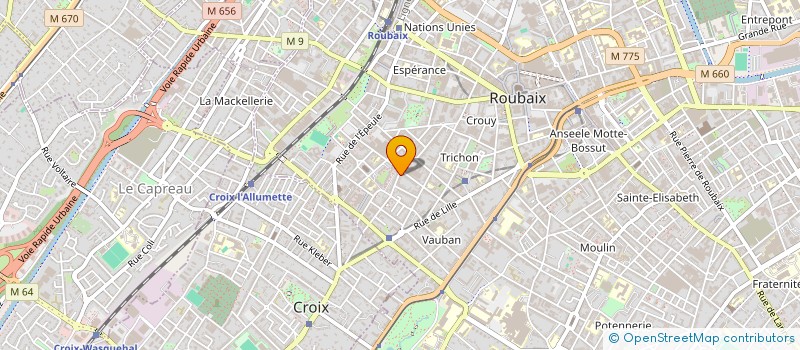 localisation de l'entreprise MONSIEUR HAIRAN AHMADZAI  ROUBAIX