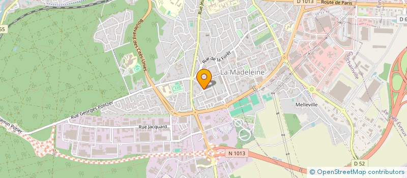 localisation de l'entreprise MONSIEUR HAIROUDINE OUSSENI à EVREUX