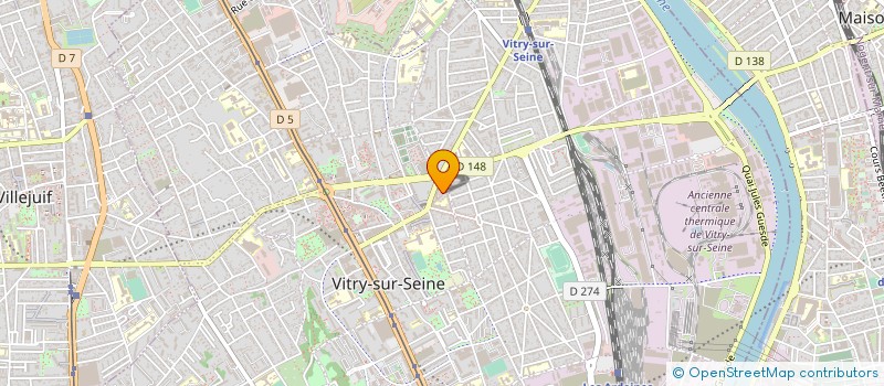 localisation de l'entreprise MONSIEUR HAISSAM MOHARRAM  VITRY-SUR-SEINE