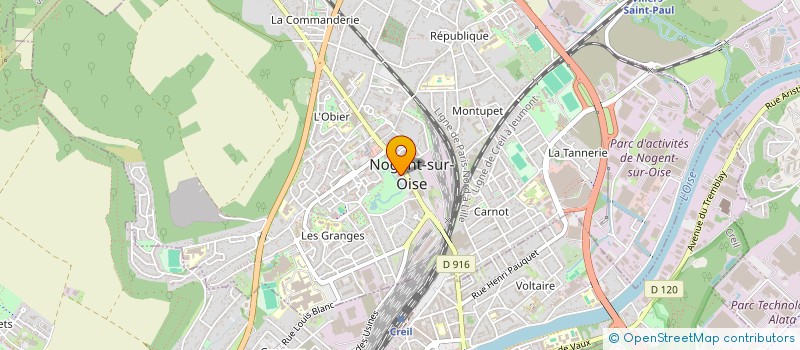 localisation de l'entreprise MONSIEUR HAISSAM MUSSA  NOGENT-SUR-OISE