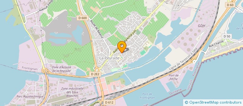 localisation de l'entreprise MONSIEUR HAITAM GHOURDOU à FRONTIGNAN