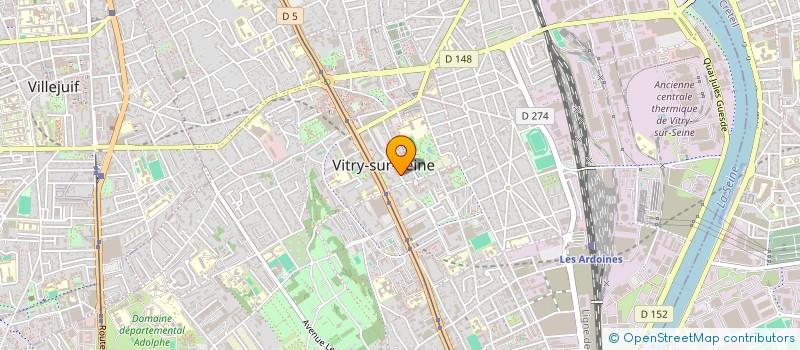 localisation de l'entreprise MONSIEUR HAITAO WANG  VITRY-SUR-SEINE