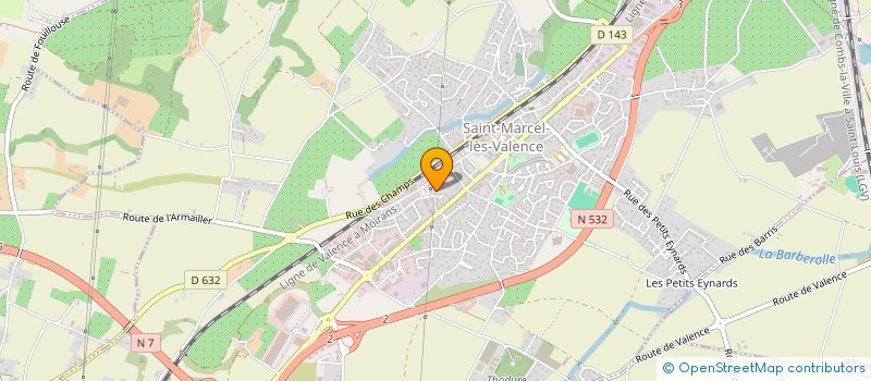 localisation de l'entreprise MONSIEUR HAITEM HEMILI  SAINT-MARCEL-LES-VALENCE