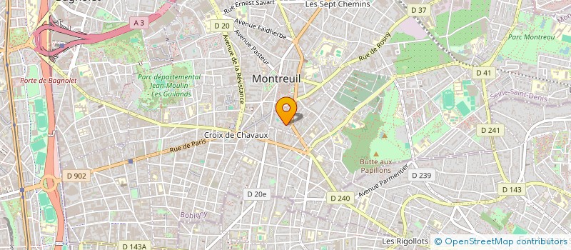 localisation de l'entreprise MONSIEUR HAITEM TRIKI à MONTREUIL