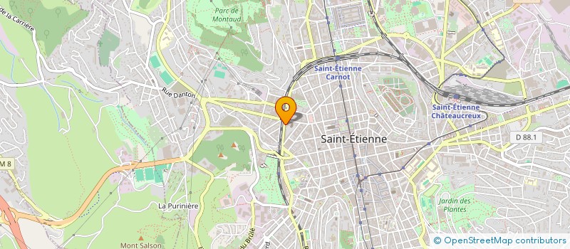 localisation de l'entreprise MONSIEUR HAITHAM AHMED ADAM  SAINT-ETIENNE