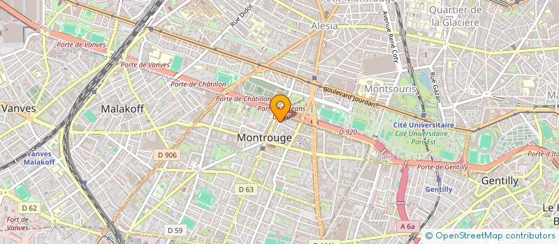 localisation de l'entreprise MONSIEUR HAITHAM AIDI  MONTROUGE