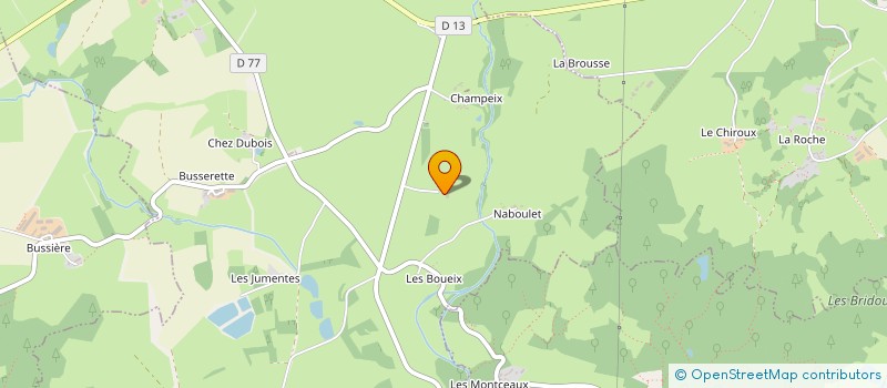 localisation de l'entreprise MONSIEUR HAITHAM AL-UBAIDI  MALLERET-BOUSSAC