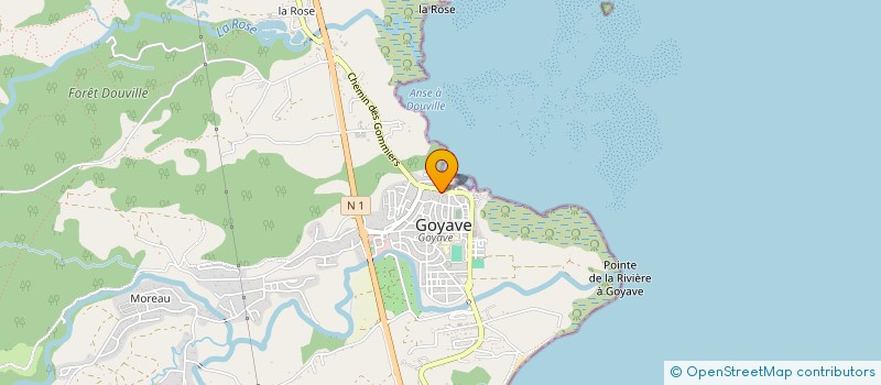 localisation de l'entreprise MONSIEUR HAITHAM ISSA à GOYAVE