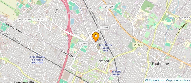 localisation de l'entreprise MONSIEUR HAITHAM SAID THABIT  ERMONT